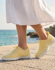 Passos Leves Verão - Sapatos com Bico Largo para Caminhadas Sem Dor