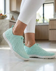 Passos Leves Verão - Sapatos com Bico Largo para Caminhadas Sem Dor