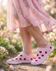 Passos Leves Multicor – Sapatos com Caixa de Dedos Larga para Caminhadas Sem Dor