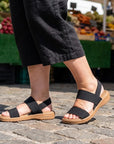 Sandálias Free Stride - Sandálias Leves e Elásticas para Conforto Todo o Dia