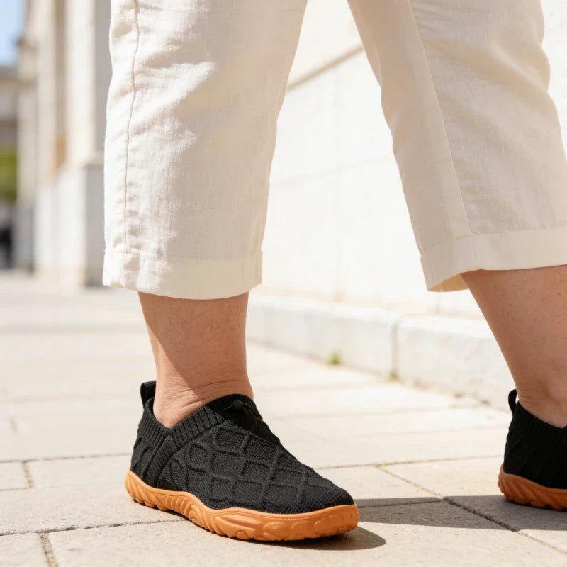 Passos Leves Classico – Sapatos com Biqueira Larga para Caminhadas Sem Dor
