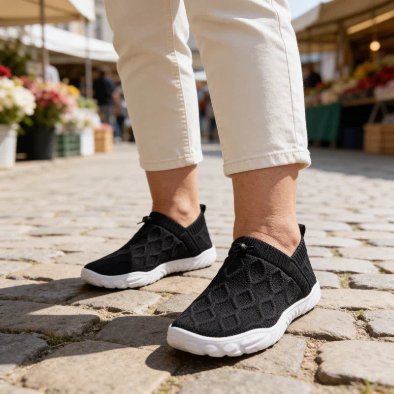 Passos Leves Classico – Sapatos com Biqueira Larga para Caminhadas Sem Dor