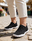 Passos Leves Classico – Sapatos com Biqueira Larga para Caminhadas Sem Dor