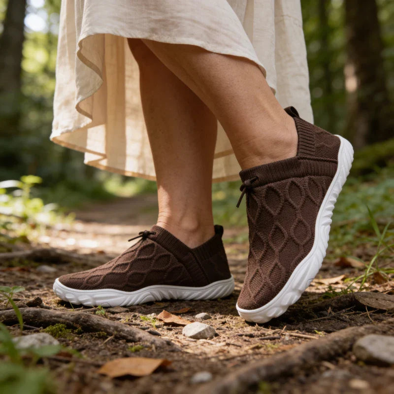 Passos Leves Classico – Sapatos com Biqueira Larga para Caminhadas Sem Dor