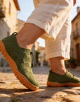 Passos Leves Classico – Sapatos com Biqueira Larga para Caminhadas Sem Dor