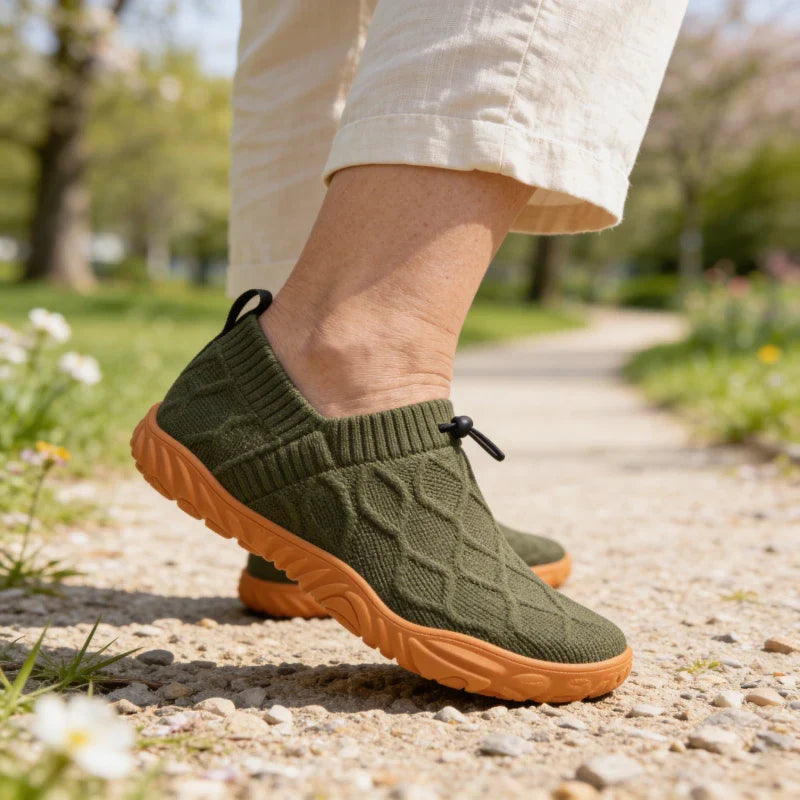 Passos Leves Classico – Sapatos com Biqueira Larga para Caminhadas Sem Dor
