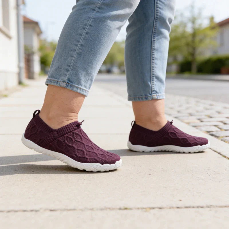 Passos Leves Classico – Sapatos com Biqueira Larga para Caminhadas Sem Dor