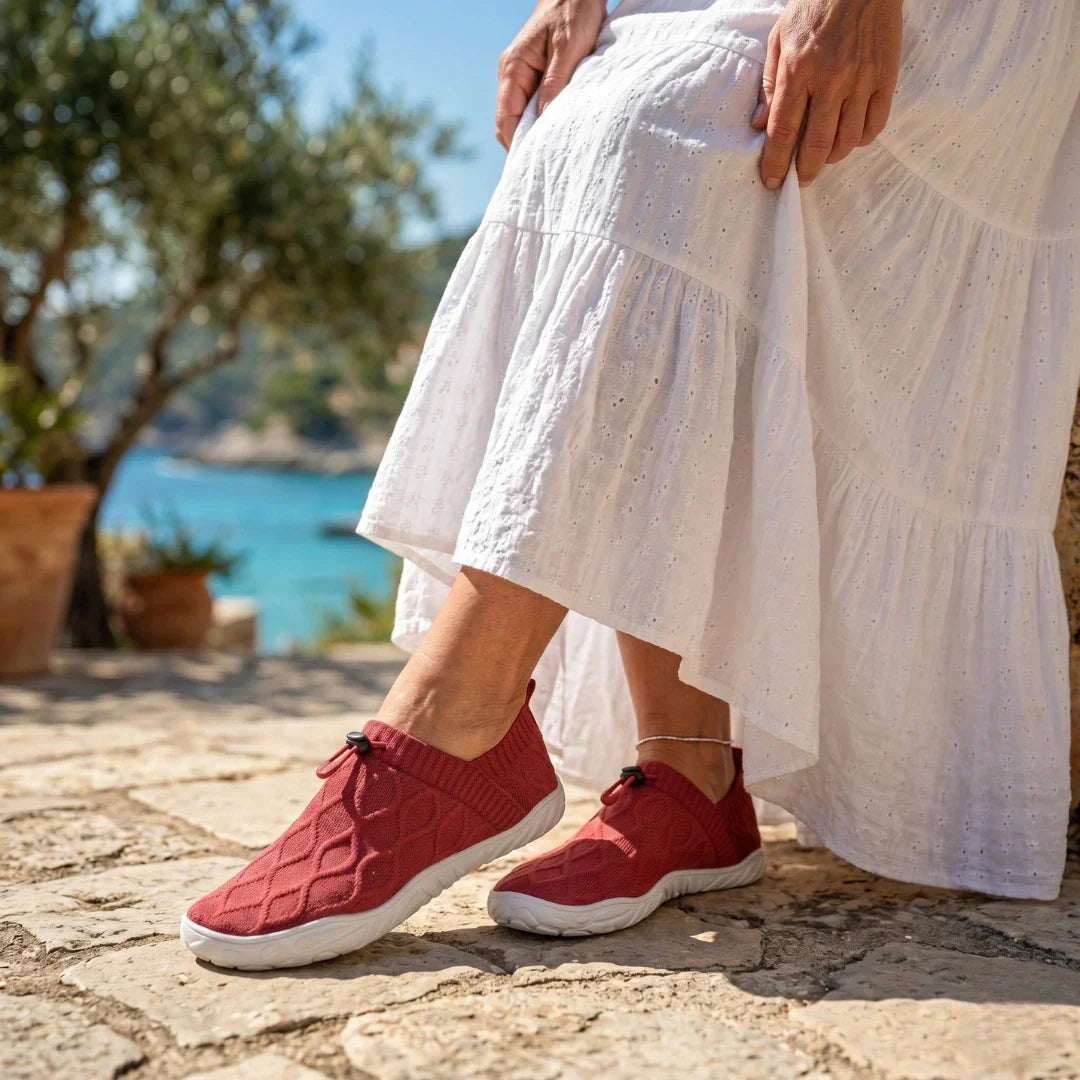 Passos Leves Classico – Sapatos com Biqueira Larga para Caminhadas Sem Dor